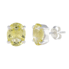 Lemon-Quartz-Turkish-Noelia-Solitaire-Stud-Yellow-925-Sterling-Silver-Earring