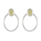 Lemon-Quartz-German-Sarah-Solitaire-Stud-Yellow-Sterling-Silver-Earring
