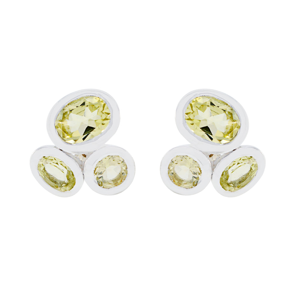 Lemon-Quartz-African-Isabelle-multiple-Stud-Yellow-925-Sterling-Silver-Earring