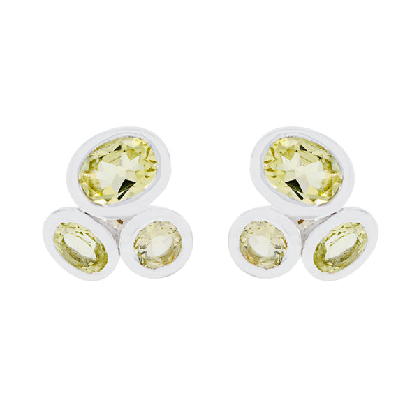 Lemon-Quartz-African-Isabelle-multiple-Stud-Yellow-925-Sterling-Silver-Earring