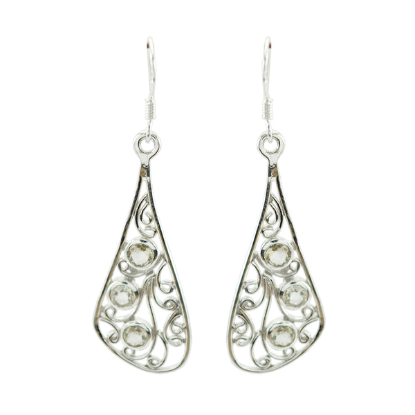 Lemon-Quartz-Italian-Renata-multiple-Dangle-Yellow-Sterling-Silver-Earring