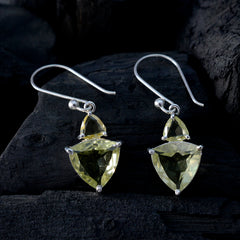 Lemon-Quartz-African-Aiko-multiple-Dangle-Yellow-925-Silver-Earring