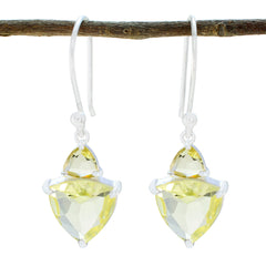 Lemon-Quartz-African-Aiko-multiple-Dangle-Yellow-925-Silver-Earring