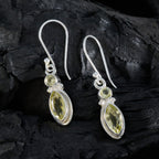 Lemon-Quartz-Russian-Ava-Toi-et-Moi-Dangle-Yellow-92.5-Silver-Earring