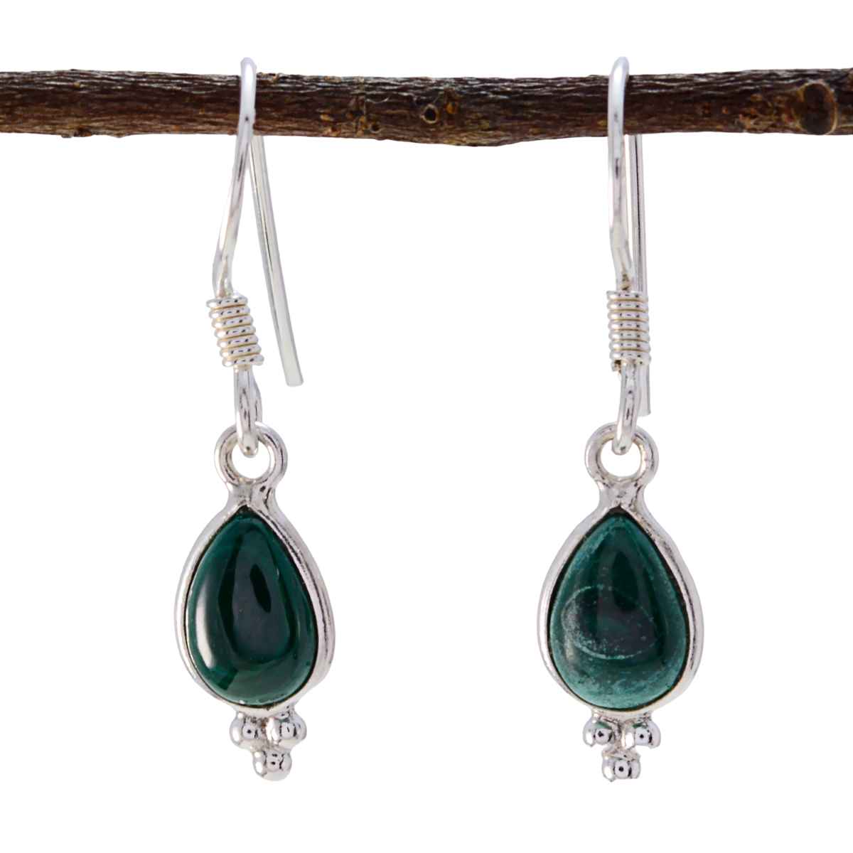 Malachite-Middle-Eastern-Laura-multiple-Dangle-Green-92.5-Silver-Earring