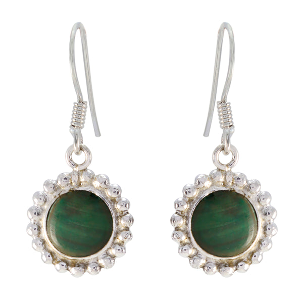 Malachite-Middle-Eastern-Renata-multiple-Dangle-Green-Silver-Earring