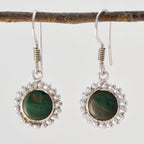Malachite-Middle-Eastern-Renata-multiple-Dangle-Green-Silver-Earring