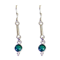 Malachite-Mexican-Riley-multiple-Dangle-Green-Sterling-Silver-Earring