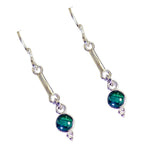 Malachite-Mexican-Riley-multiple-Dangle-Green-Sterling-Silver-Earring