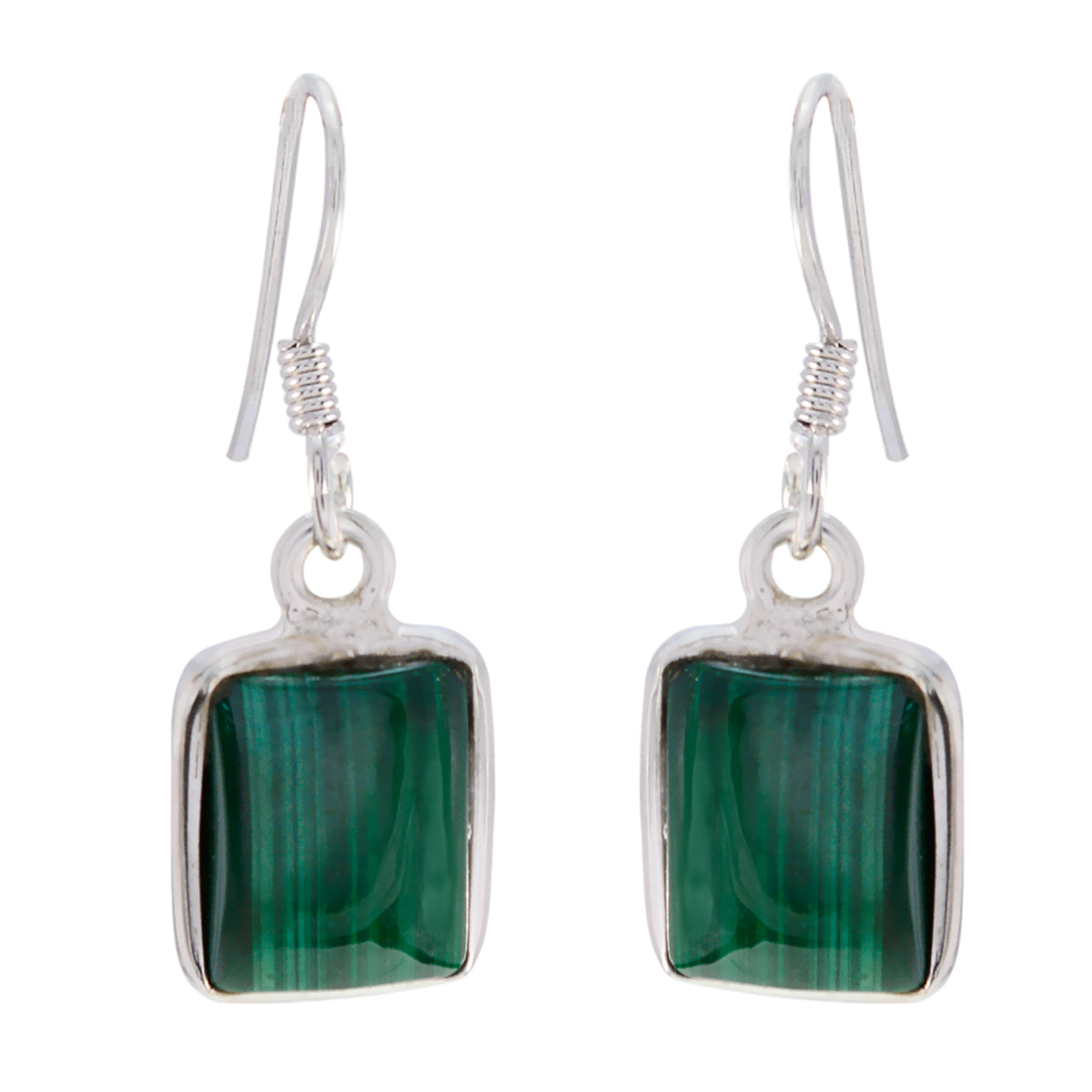 Malachite-Egyptian-Josephine-multiple-Dangle-Green-Sterling-Silver-Earring