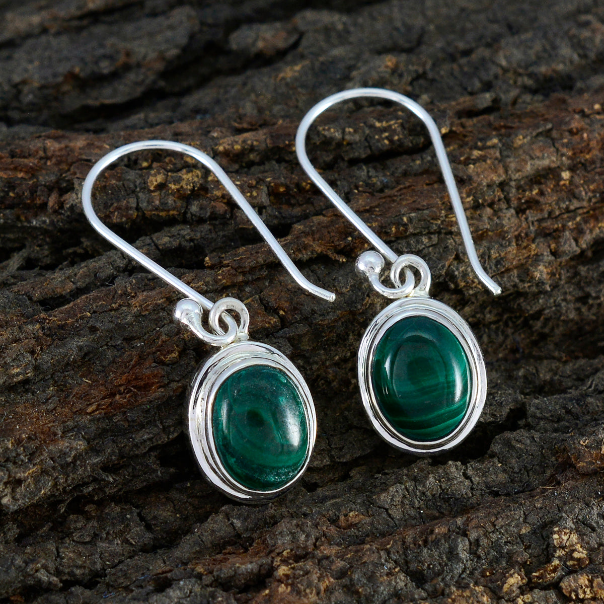 Malachite-American-Julia-multiple-Dangle-Green-Sterling-Silver-Earring