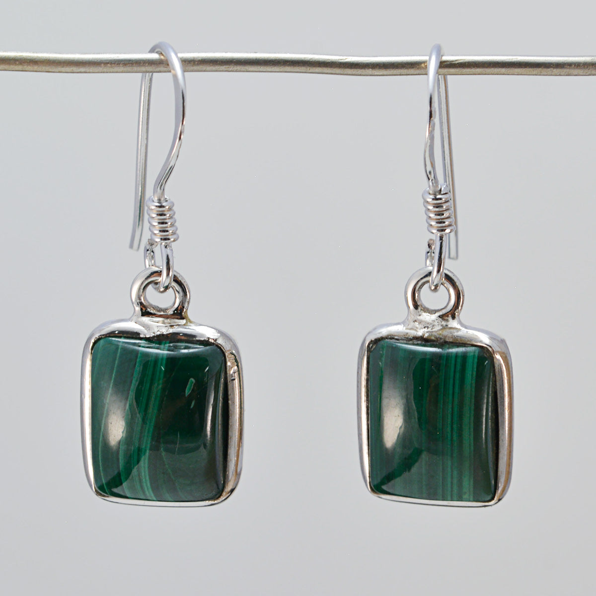 Malachite-Turkish-Kennedy-multiple-Dangle-Green-925-Sterling-Silver-Earring