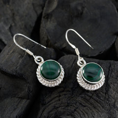 Malachite-Latin-American-Lily-multiple-Dangle-Green-Sterling-Silver-Earring