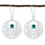 Malachite-American-Mia-Solitaire-Dangle-Green-92.5-Silver-Earring