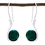 Malachite-Japanese-Natalie-Solitaire-Dangle-Green-92.5-Silver-Earring