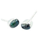 Malachite-Mexican-Olivia-Solitaire-Stud-Green-925-Silver-Earring
