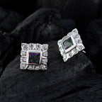 Mystic-Quartz-French-Sarah-multiple-Stud-multicolor-925-Sterling-Silver-Earring