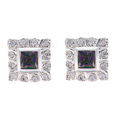 Mystic-Quartz-French-Sarah-multiple-Stud-multicolor-925-Sterling-Silver-Earring