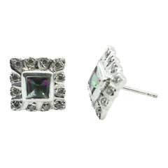 Mystic-Quartz-French-Sarah-multiple-Stud-multicolor-925-Sterling-Silver-Earring