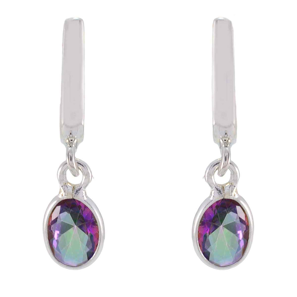 Mystic-Quartz-German-Savannah-multiple-Stud-multicolor-Silver-Earring