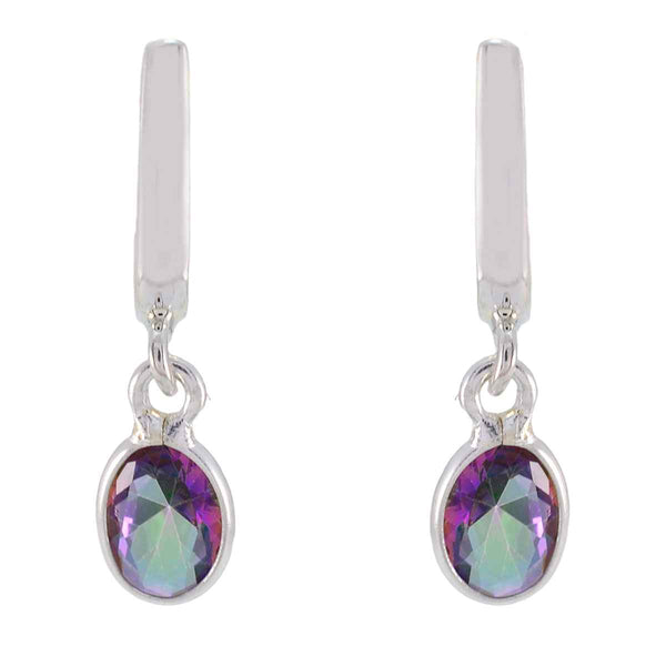 Mystic-Quartz-German-Savannah-multiple-Stud-multicolor-Silver-Earring