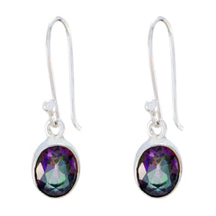 Mystic-Quartz-Australian-Lily-multiple-Dangle-multicolor-Silver-Earring