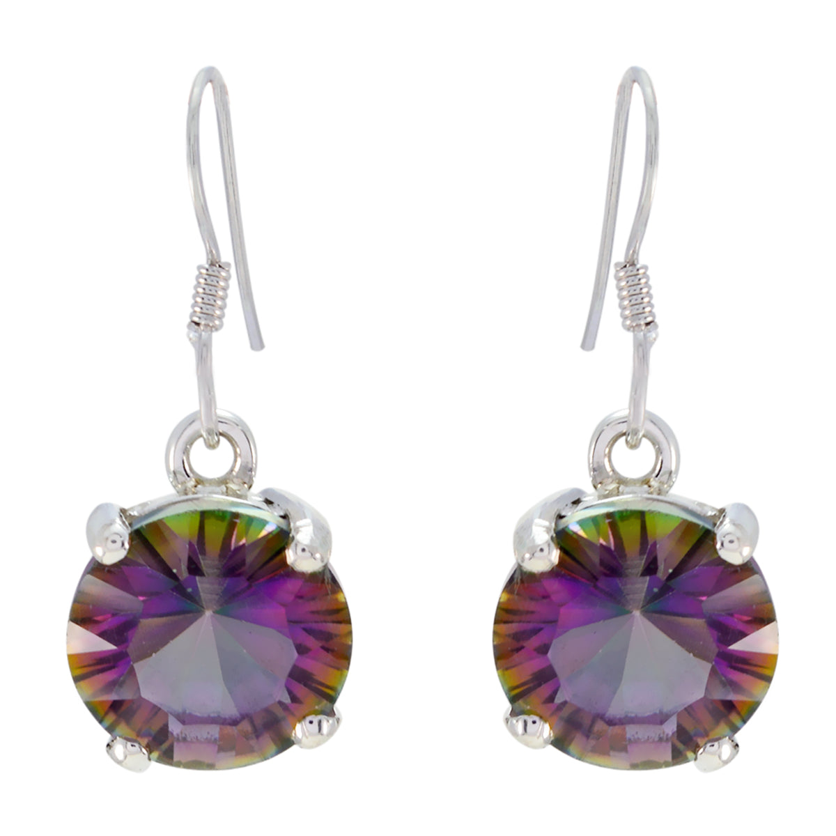 Mystic-Quartz-Egyptian-Sophia-multiple-Dangle-multicolor-925-Sterling-Silver-Earring