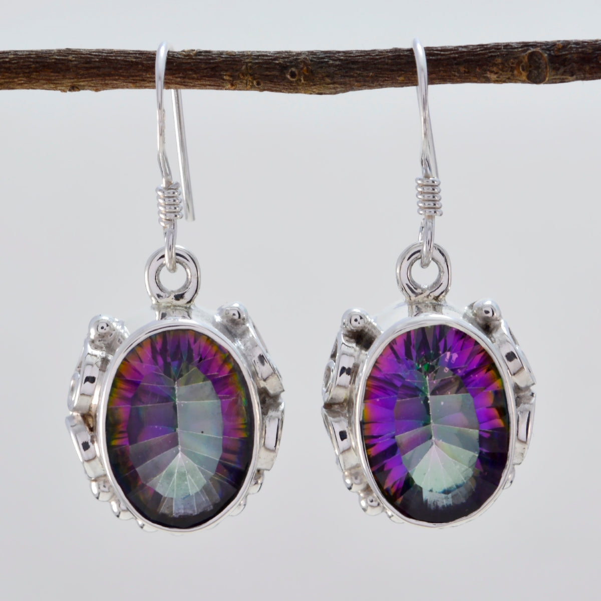 Mystic-Quartz-Korean-Teresa-multiple-Dangle-multicolor-925-Silver-Earring