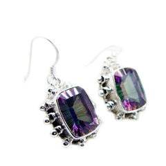 Mystic-Quartz-Latin-American-Aiko-multiple-Dangle-multicolor-925-Silver-Earring