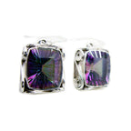 Mystic-Quartz-Mexican-Yasmine-multiple-Dangle-multicolor-925-Sterling-Silver-Earring