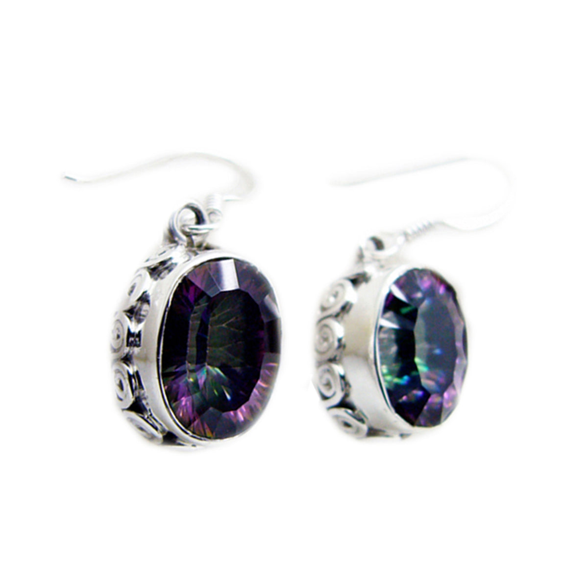 Mystic-Quartz-American-Soo-jin-multiple-Dangle-multicolor-925-Silver-Earring