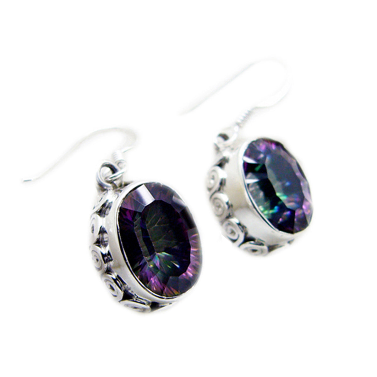 Mystic-Quartz-American-Soo-jin-multiple-Dangle-multicolor-925-Silver-Earring