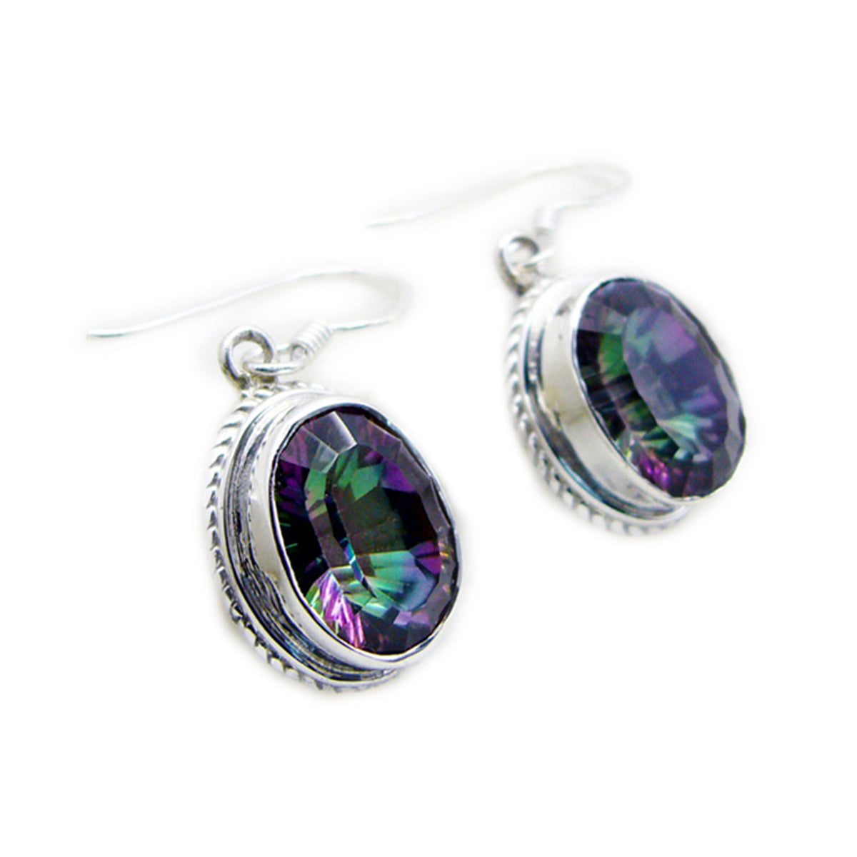 Mystic-Quartz-Japanese-Xiu-multiple-Dangle-multicolor-925-Sterling-Silver-Earring