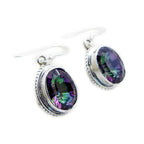 Mystic-Quartz-Japanese-Xiu-multiple-Dangle-multicolor-925-Sterling-Silver-Earring