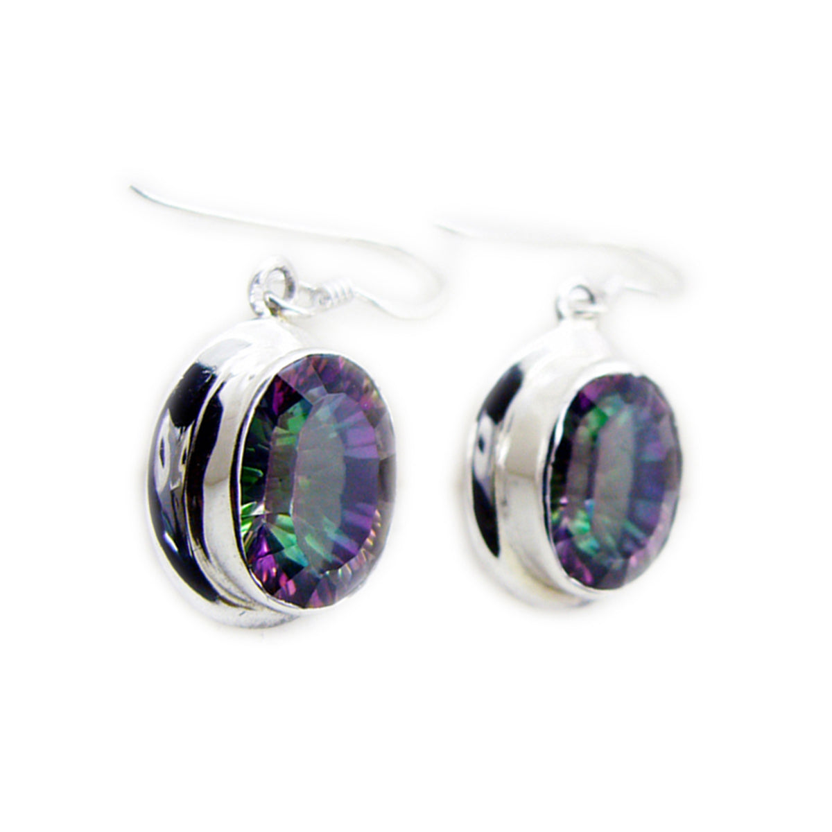 Mystic-Quartz-Turkish-Yan-multiple-Dangle-multicolor-Silver-Earring