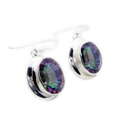 Mystic-Quartz-Turkish-Yan-multiple-Dangle-multicolor-Silver-Earring