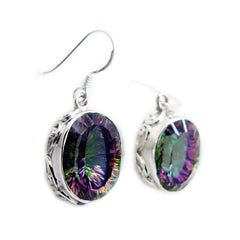 Mystic-Quartz-Spanish-Ling-multiple-Dangle-multicolor-925-Sterling-Silver-Earring