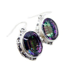 Mystic-Quartz-Latin-American-Mei-multiple-Dangle-multicolor-Silver-Earring
