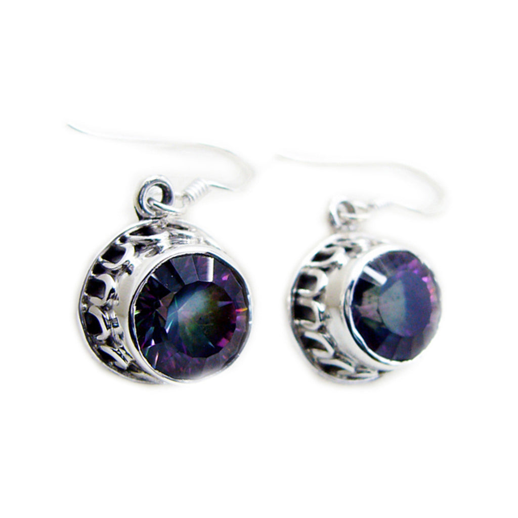 Mystic-Quartz-African-Ángeles-multiple-Dangle-multicolor-Silver-Earring