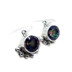 Mystic-Quartz-Moroccan-Bianca-multiple-Dangle-multicolor-925-Silver-Earring