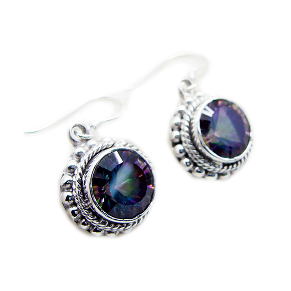 Mystic-Quartz-Russian-Soo-jin-multiple-Dangle-multicolor-925-Sterling-Silver-Earring