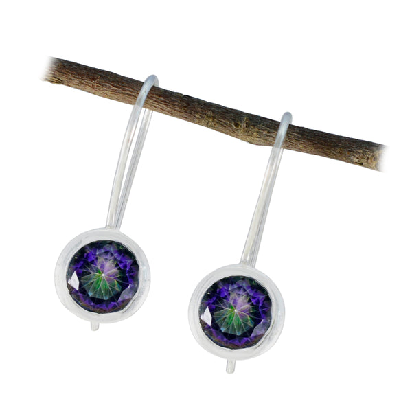 Mystic-Quartz-Italian-Aaliyah-Solitaire-Dangle-multicolor-925-Silver-Earring