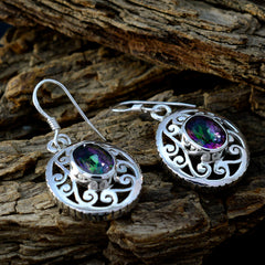Mystic-Quartz-Egyptian-Ella-Solitaire-Dangle-multicolor-925-Silver-Earring