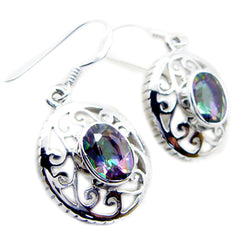 Mystic-Quartz-Egyptian-Ella-Solitaire-Dangle-multicolor-925-Silver-Earring
