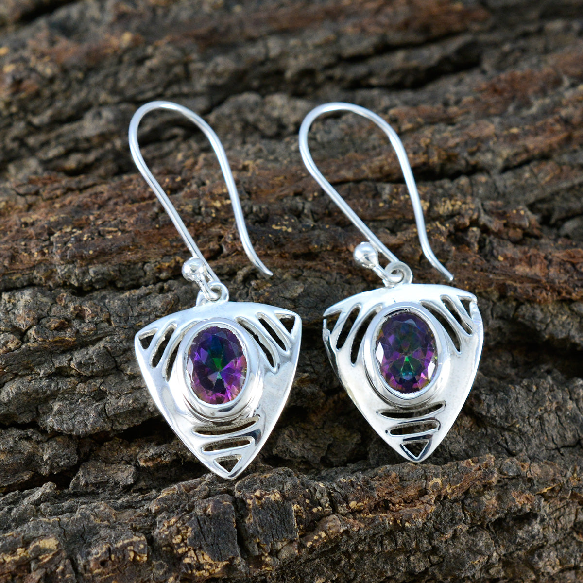 Mystic-Quartz-German-Sophia-Solitaire-Dangle-multicolor-92.5-Silver-Earring