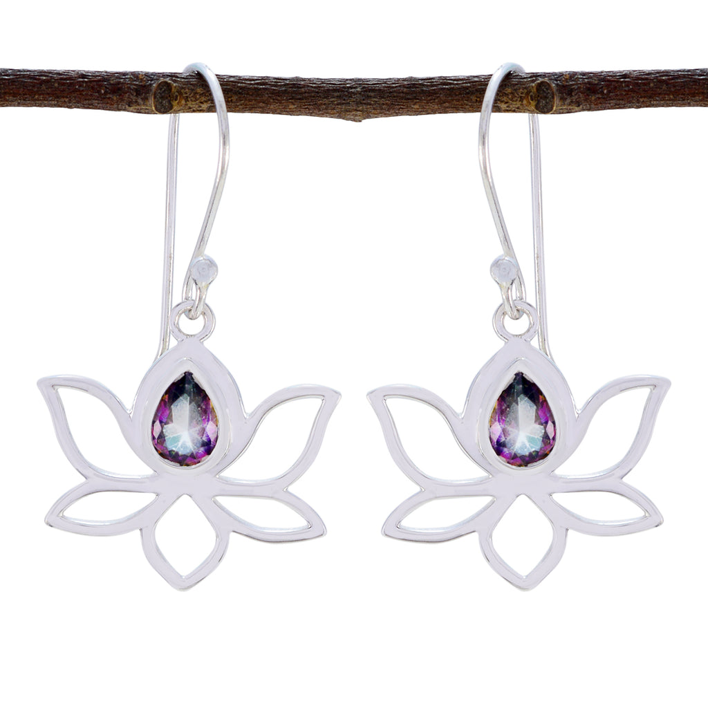 Mystic-Quartz-Italian-Clara-Solitaire-Dangle-multicolor-925-Silver-Earring