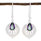 Mystic-Quartz-French-Florencia-Solitaire-Dangle-multicolor-925-Sterling-Silver-Earring