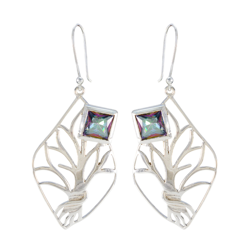 Mystic-Quartz-Russian-Isadora-Solitaire-Dangle-multicolor-925-Sterling-Silver-Earring