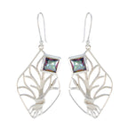 Mystic-Quartz-Russian-Isadora-Solitaire-Dangle-multicolor-925-Sterling-Silver-Earring