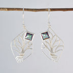 Mystic-Quartz-Russian-Isadora-Solitaire-Dangle-multicolor-925-Sterling-Silver-Earring
